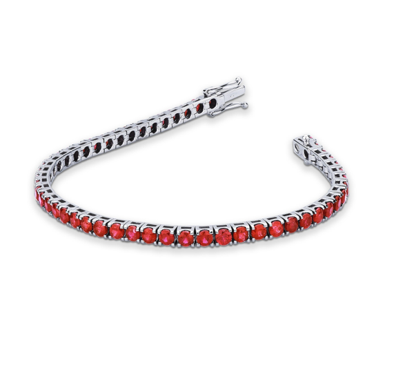 BC Bracciale tornito con Rubini blu