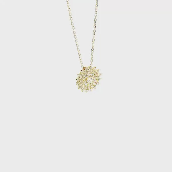 EZYC 0025 CIONDOLO SOLE CON DIAMANTI